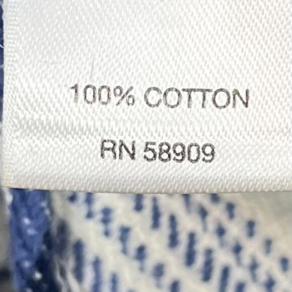 ROWM Mens 100% Cotton Hooded Shacket Shirt Jacket Size XL Cream Stripped Rugged - Picture 12 of 12